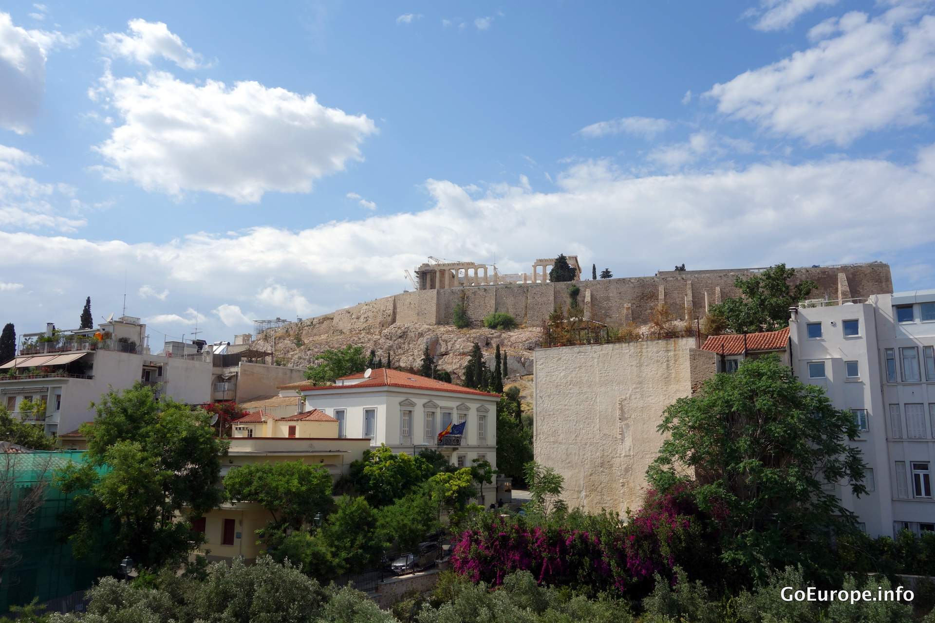 Acropolis in Athens.