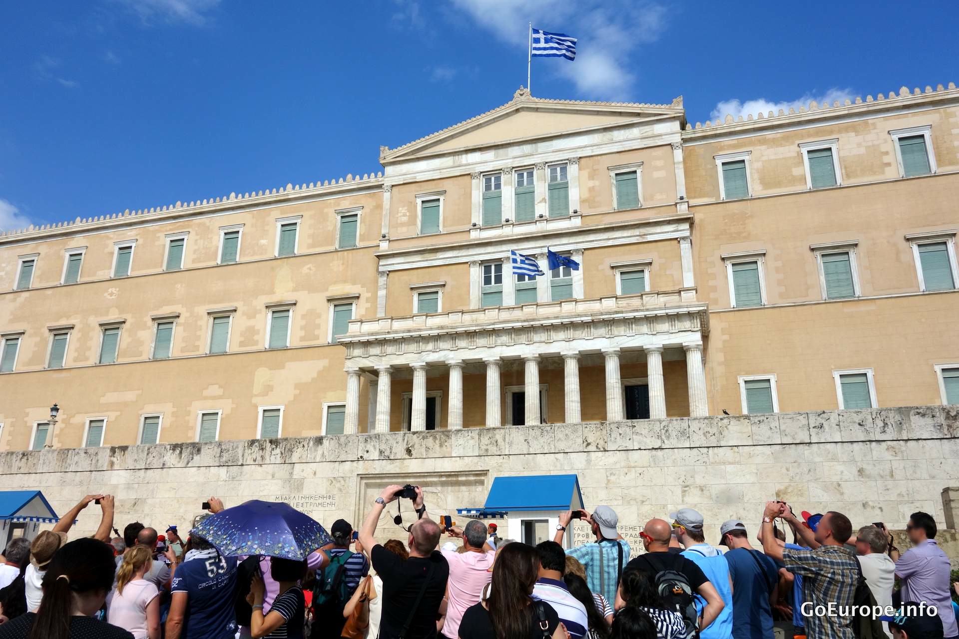 Greek parliament in Athens.