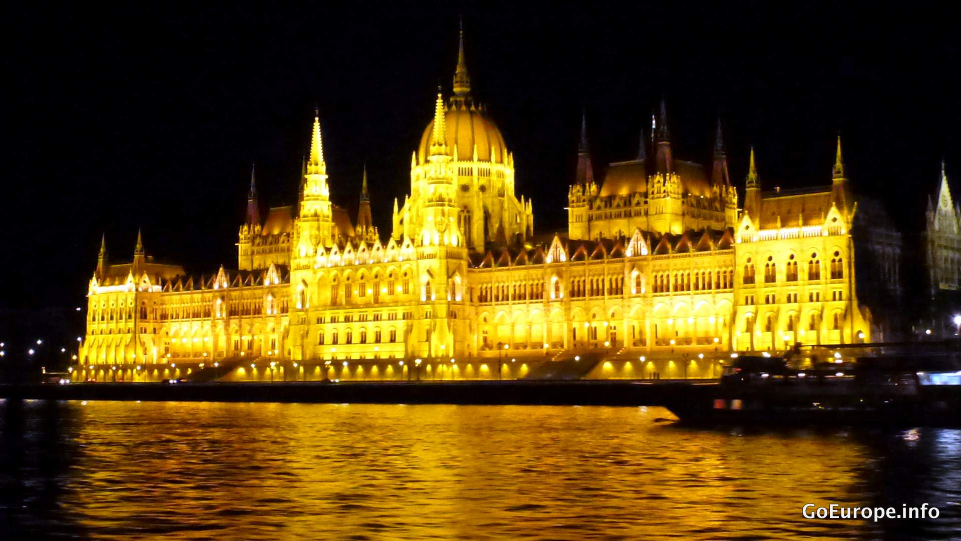 Parliament building in Budapest.