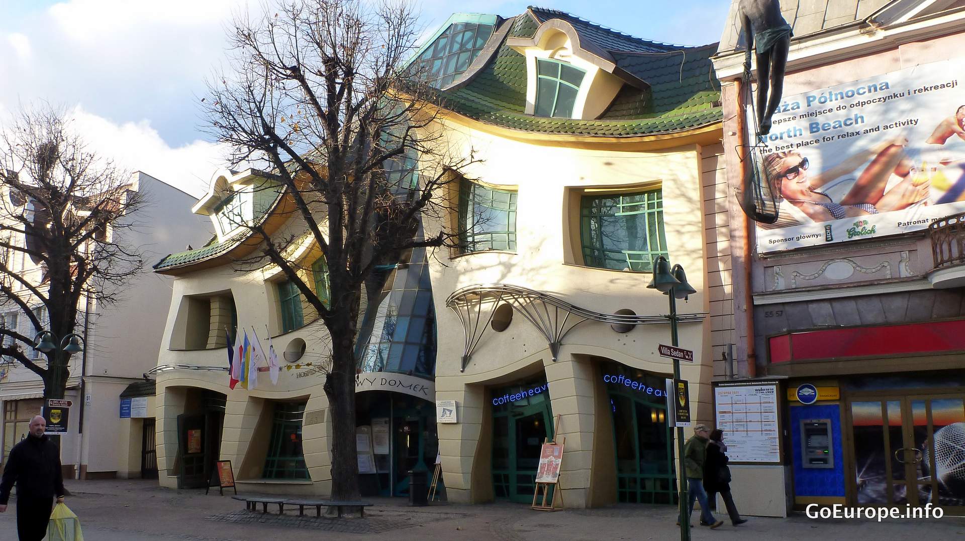 Uneven building sopot in Gdańsk.