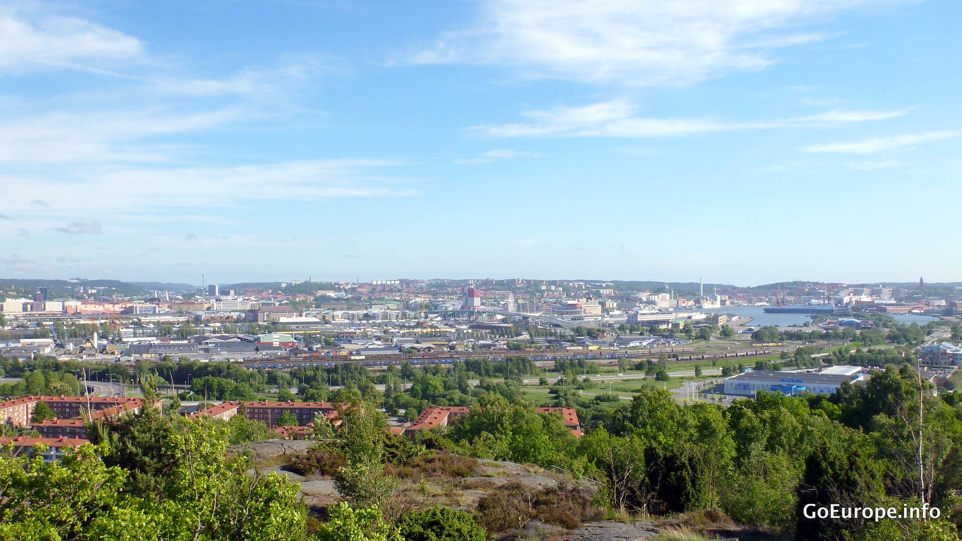 View from backa in Gothenburg.