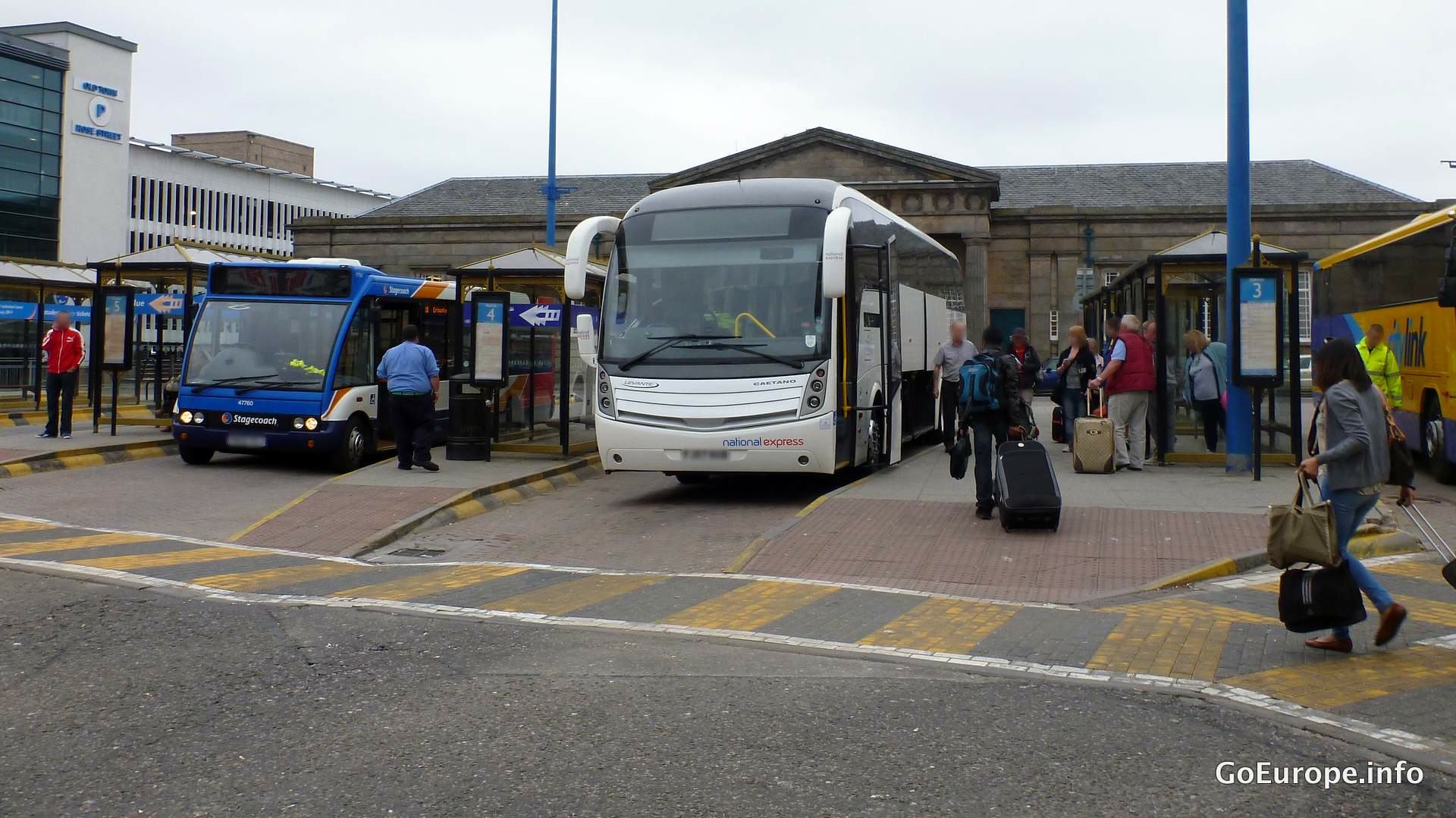 Bus in Inverness.