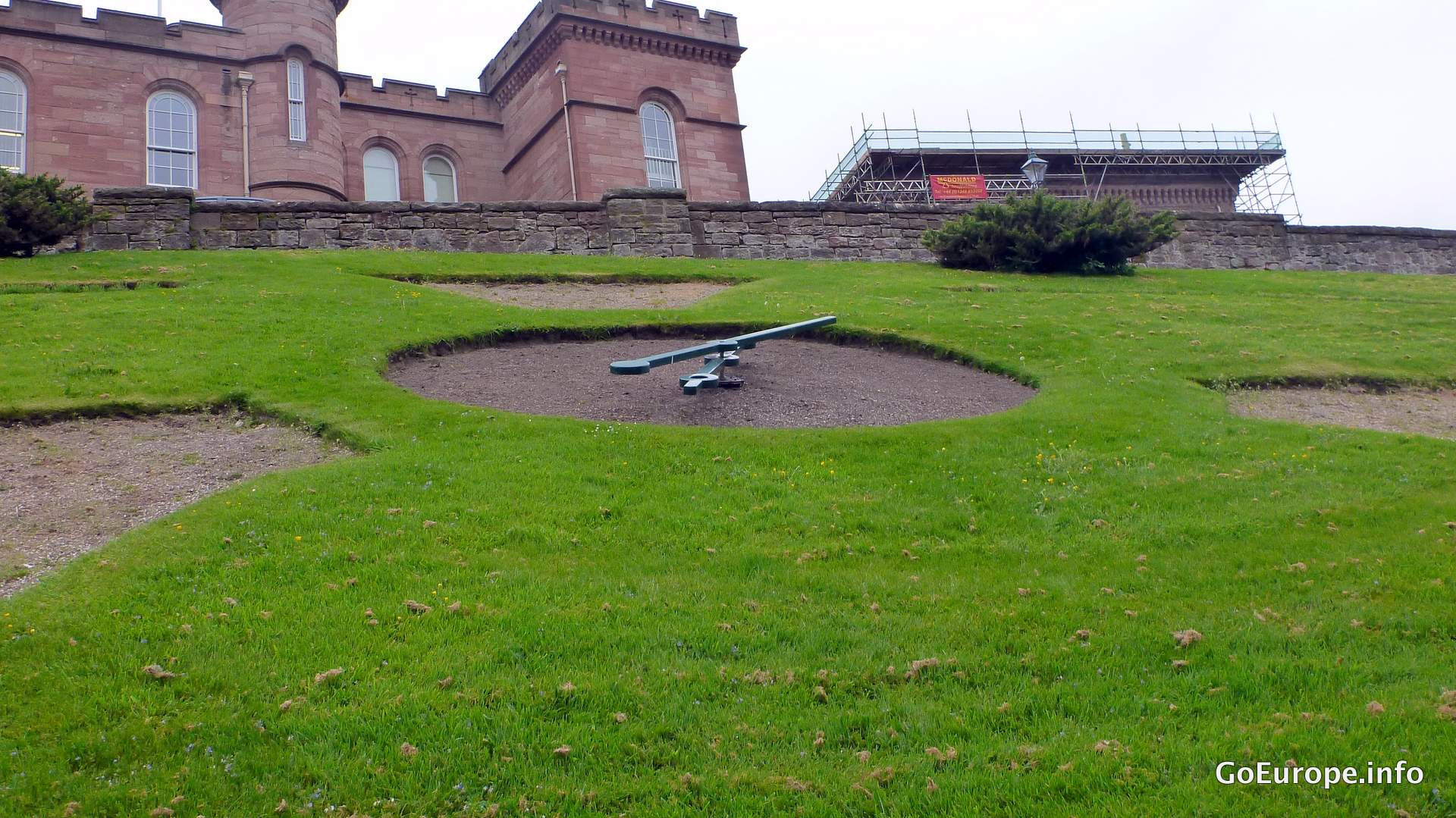 Clock in Inverness.