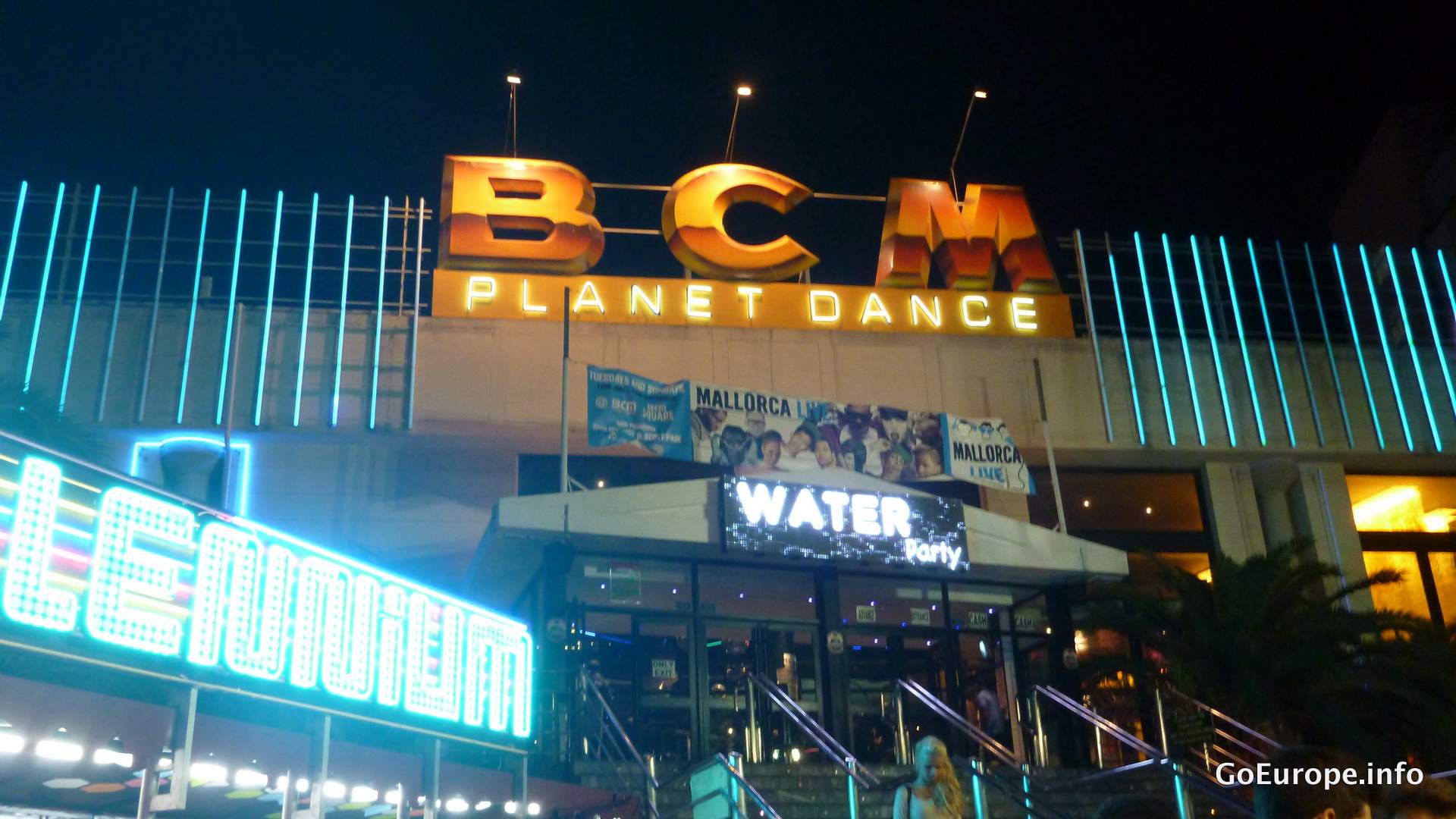 Bcm planet dance in Magaluf.