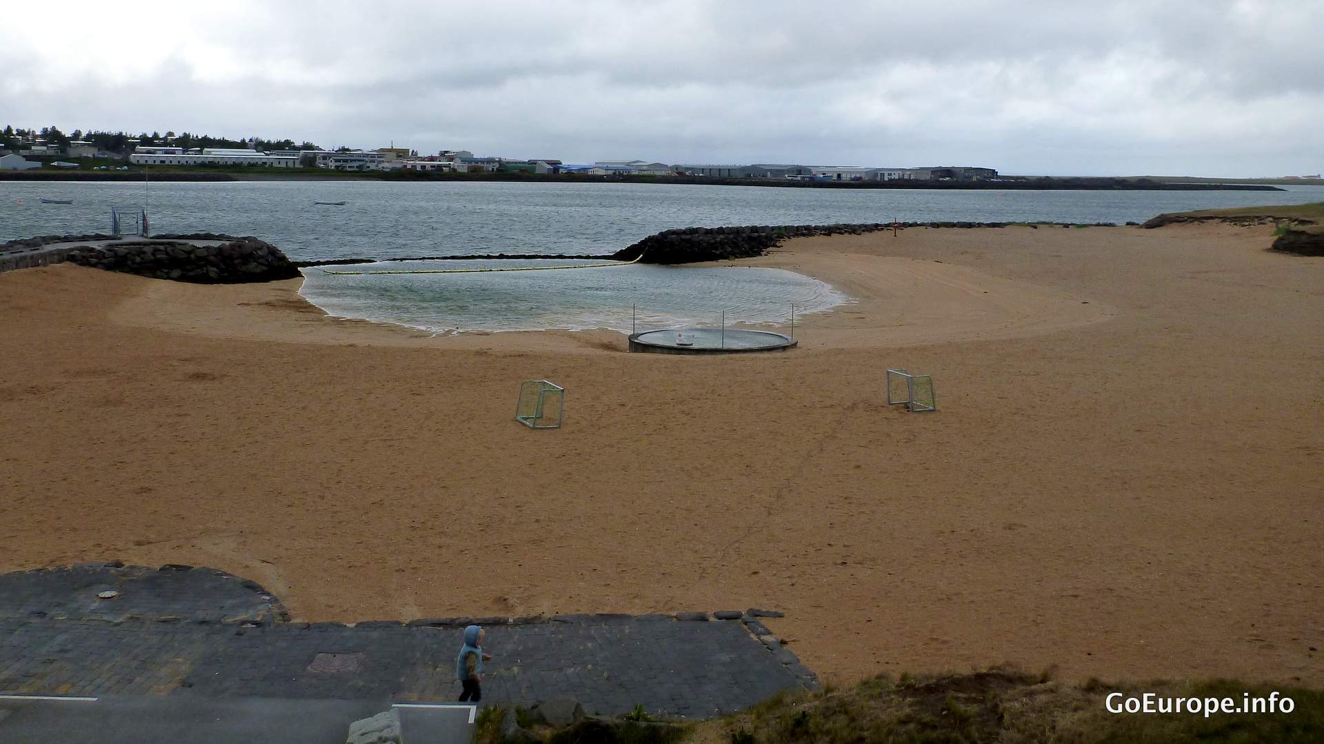 Beach in Reykjavík.