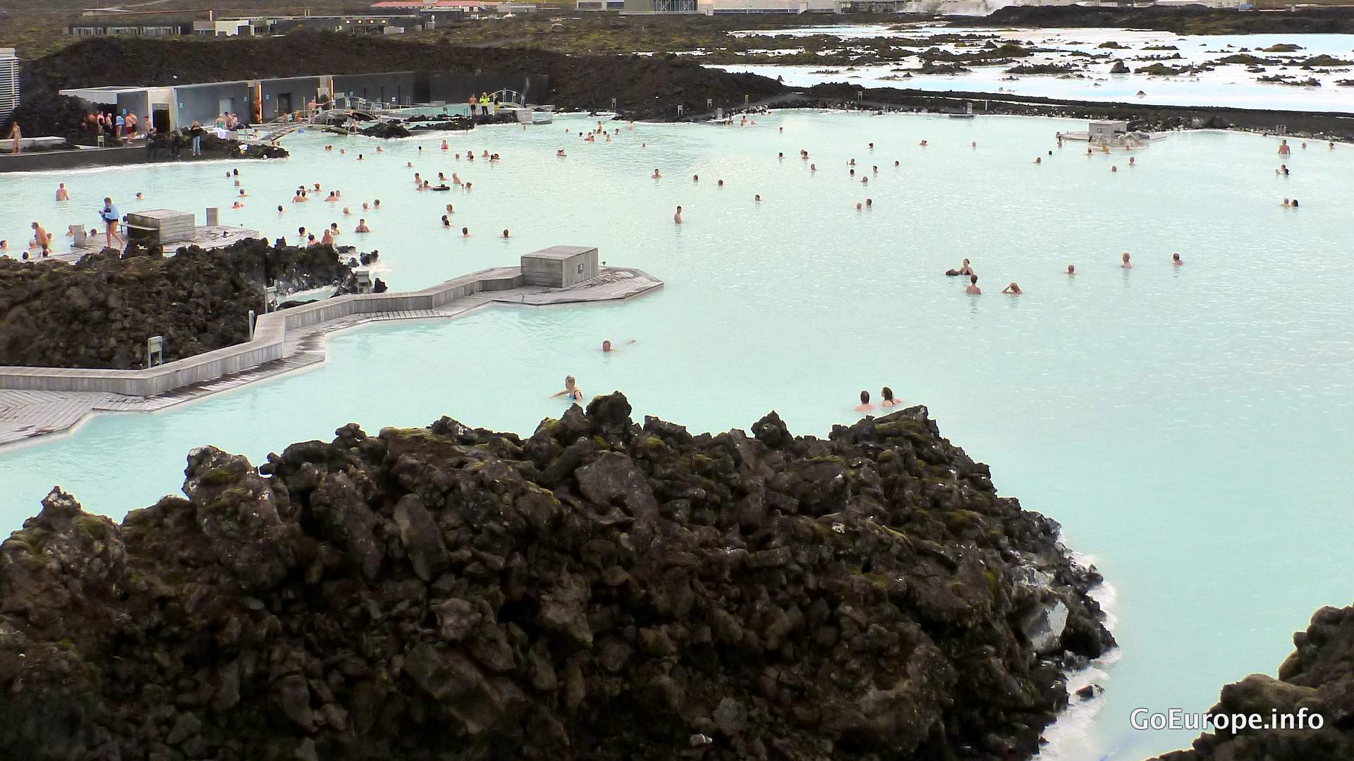 Blue lagoon in Reykjavík.