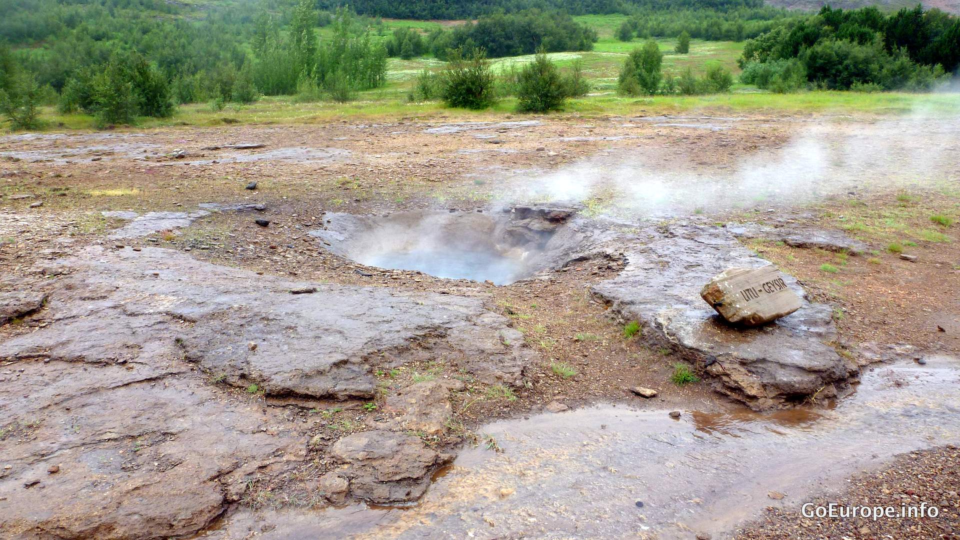 Geyser in Reykjavík.