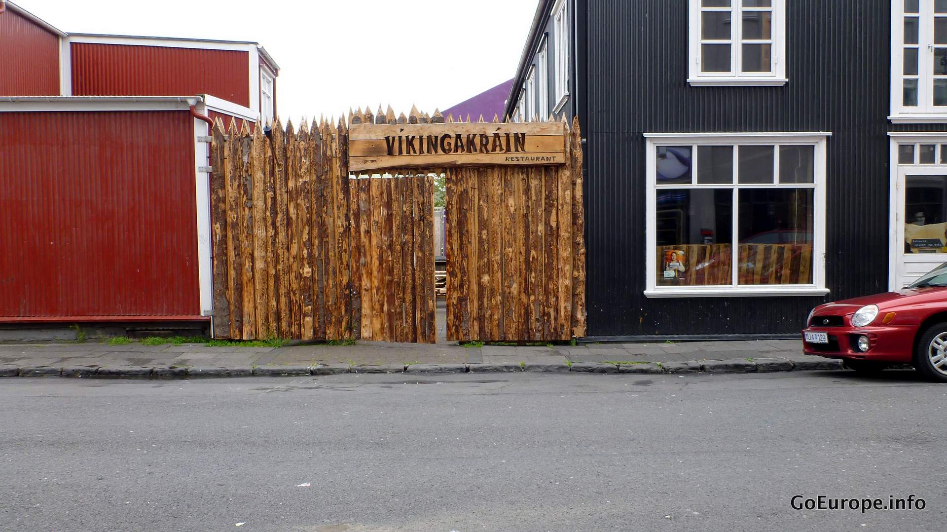 Vikings krain in Reykjavík.