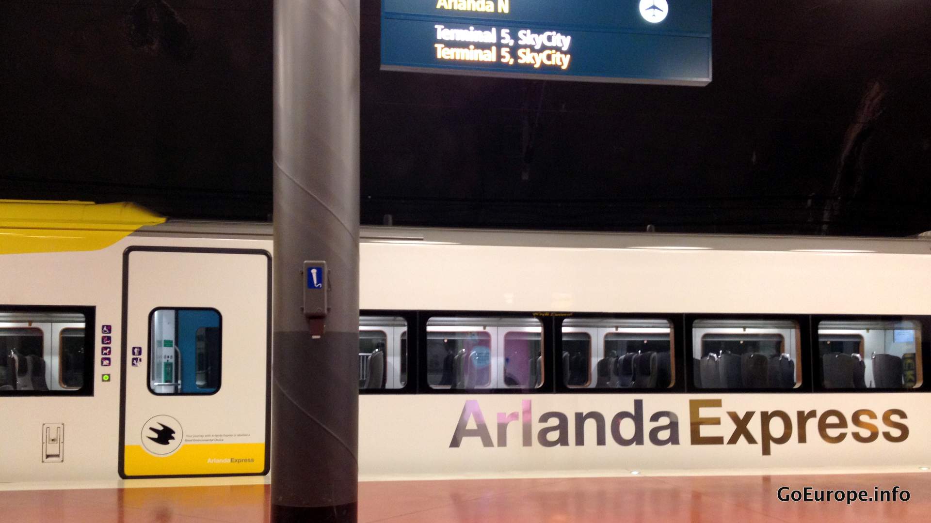 Arlanda train in Stockholm.