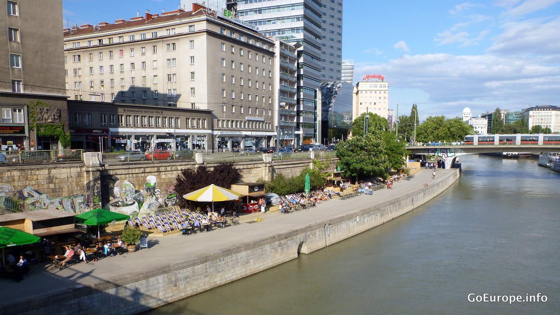 Schwedenplatz in Vienna.