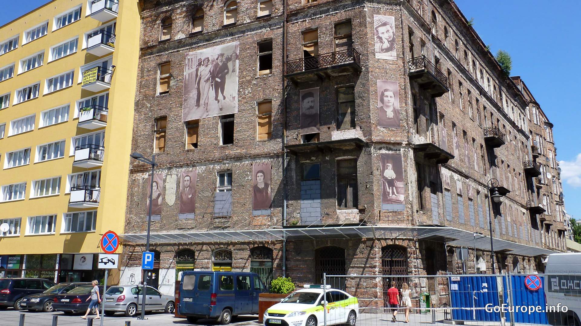 Ghetto building in Warsaw.