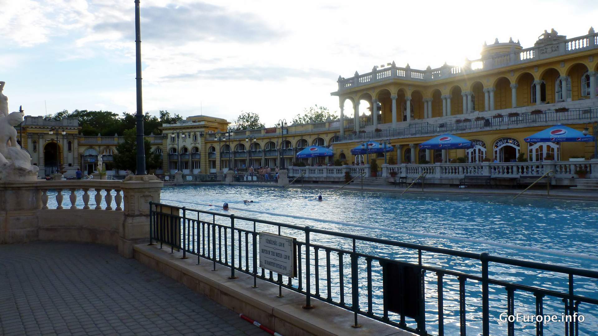 Take a swim at Széchenyi thermal bath. 