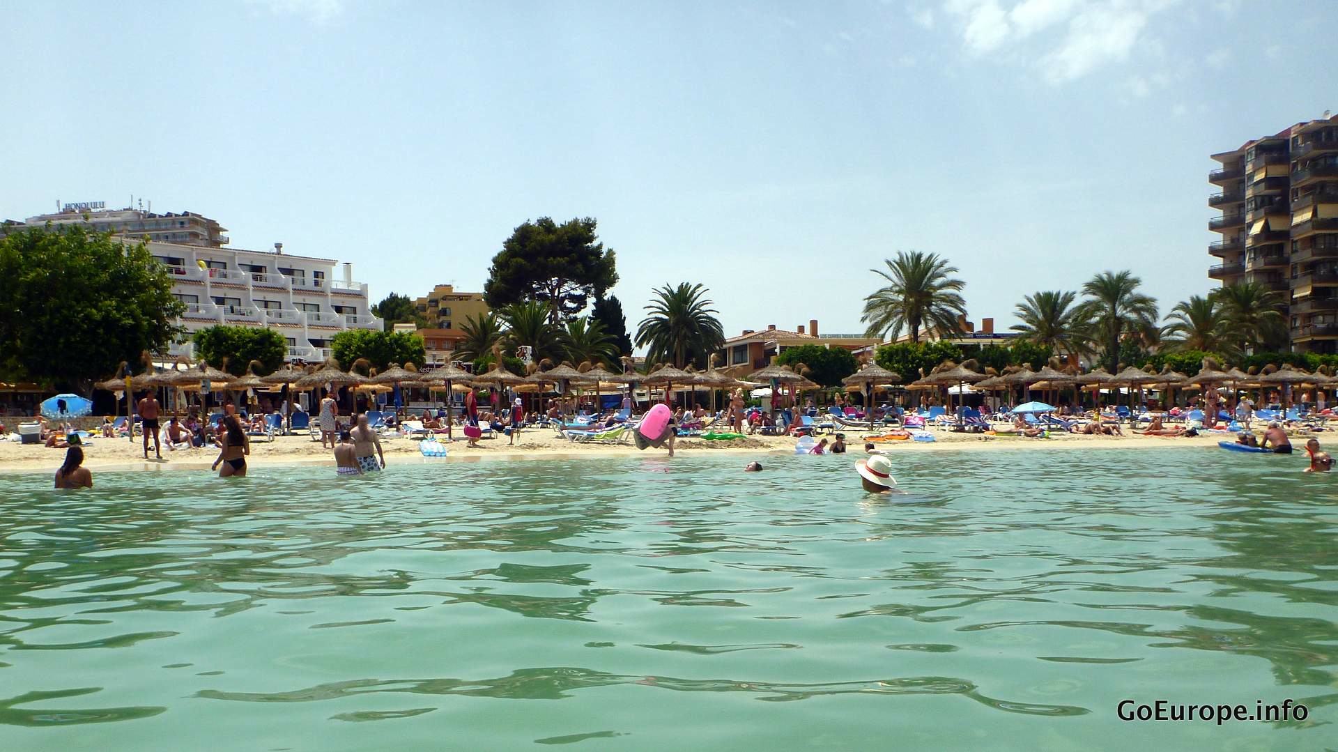 Daytime you could spend time on the beach.