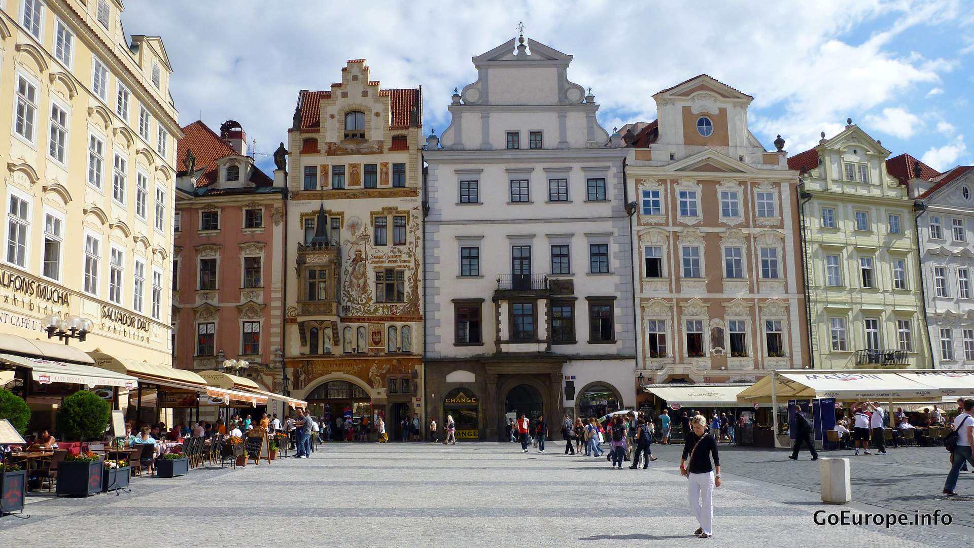 A square in Prague.