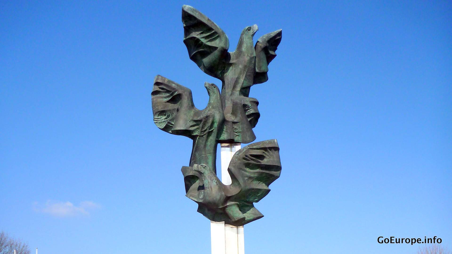 Monument in the Park Kasprowicza.