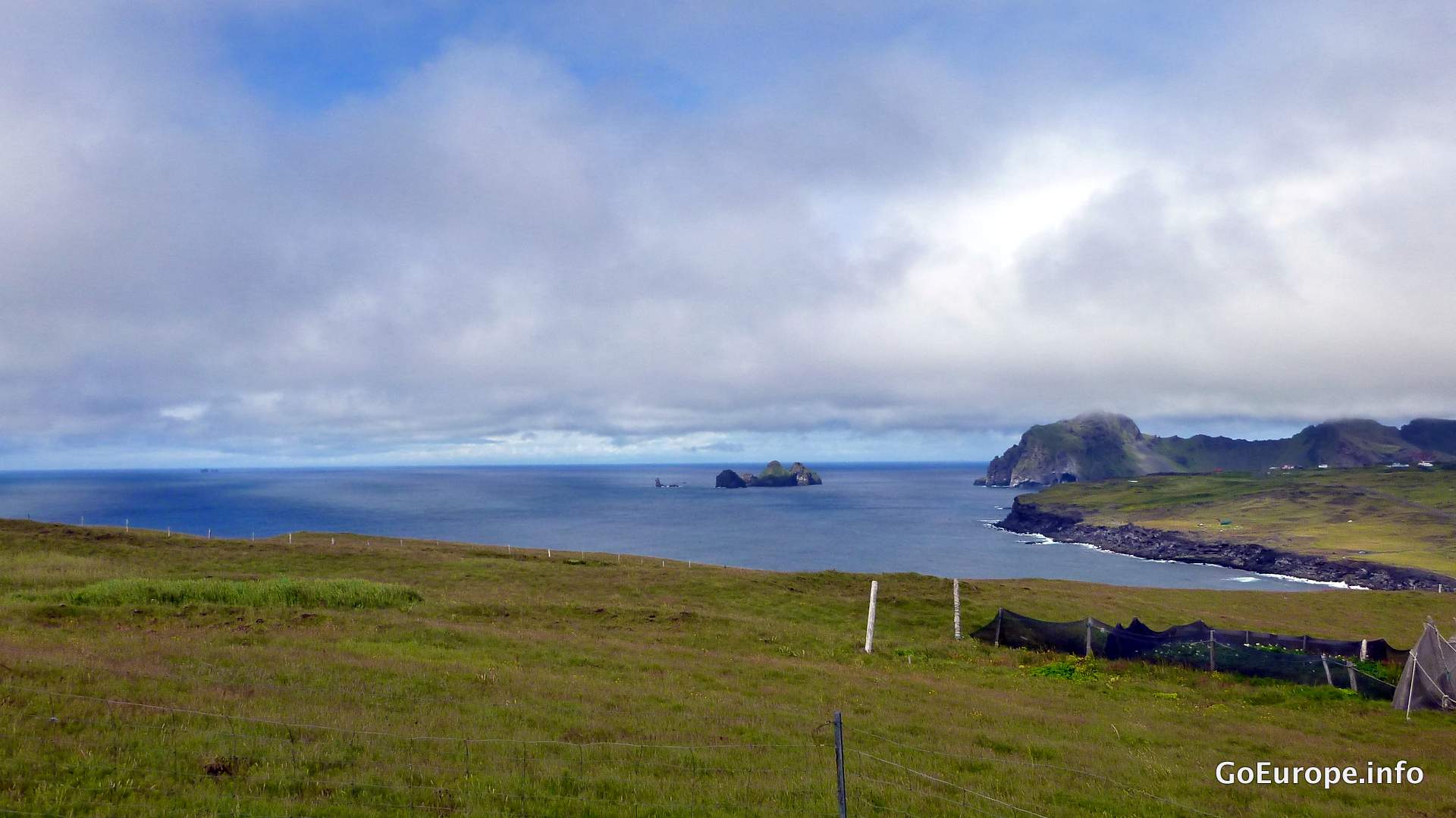 View from the south side of the island.